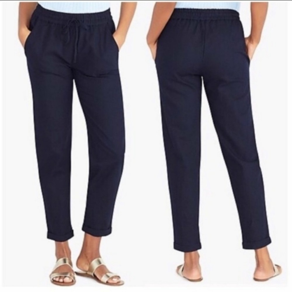 J Crew Loose Fit Navy Dress Pants EUC